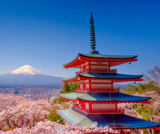 JAP�O FLORADAS CEREJEIRAS - T�QUIO A OSAKA C/MONTE FUJI  E DUBAI  